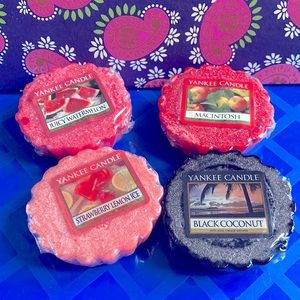 yankee candle wax melts lot of 4